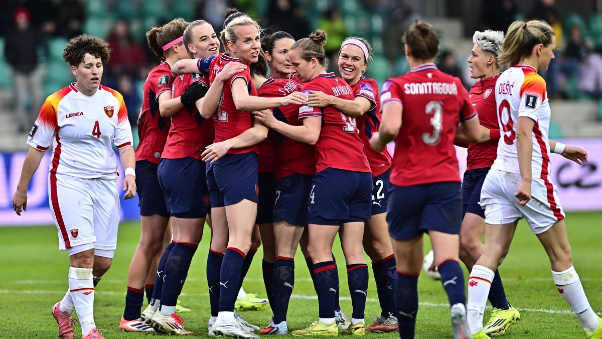 Krůček k vysněnému MS. Fotbalistky v kvalifikaci rozstřílely Černou Horu